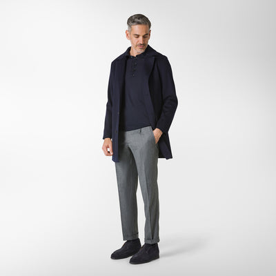 Meyer coat in Doeskin Tech Wool