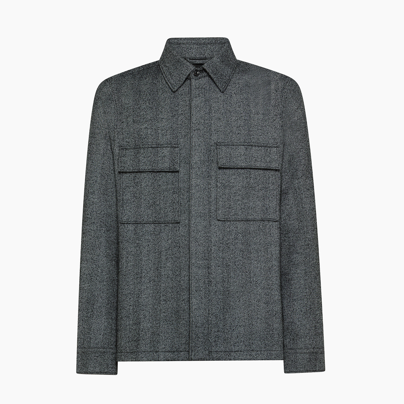 Norat jacket in double herringbone wool