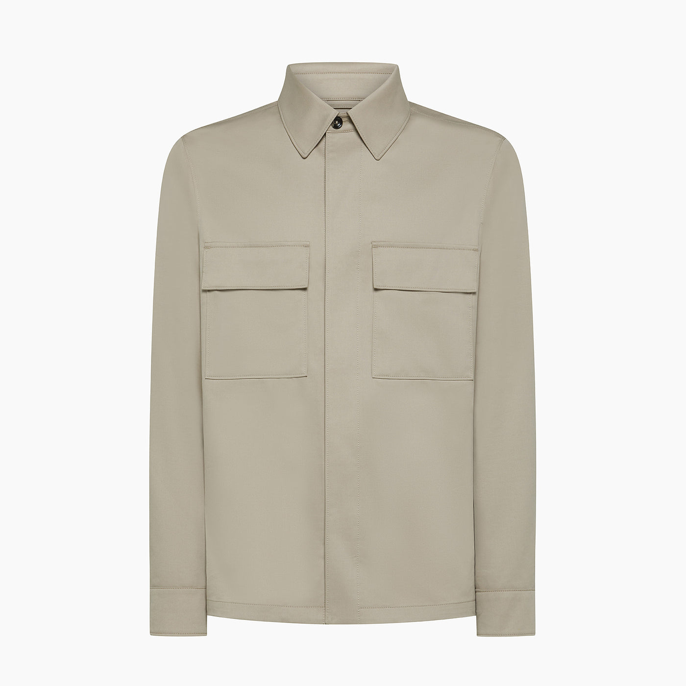 Front of the men’s Norat jacket in Trofeo cotton and wool
