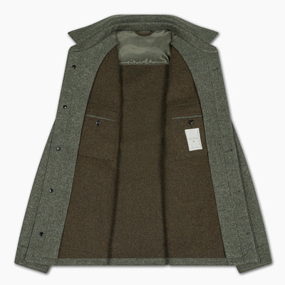 Norat jacket in double diagonal wool & cashmere