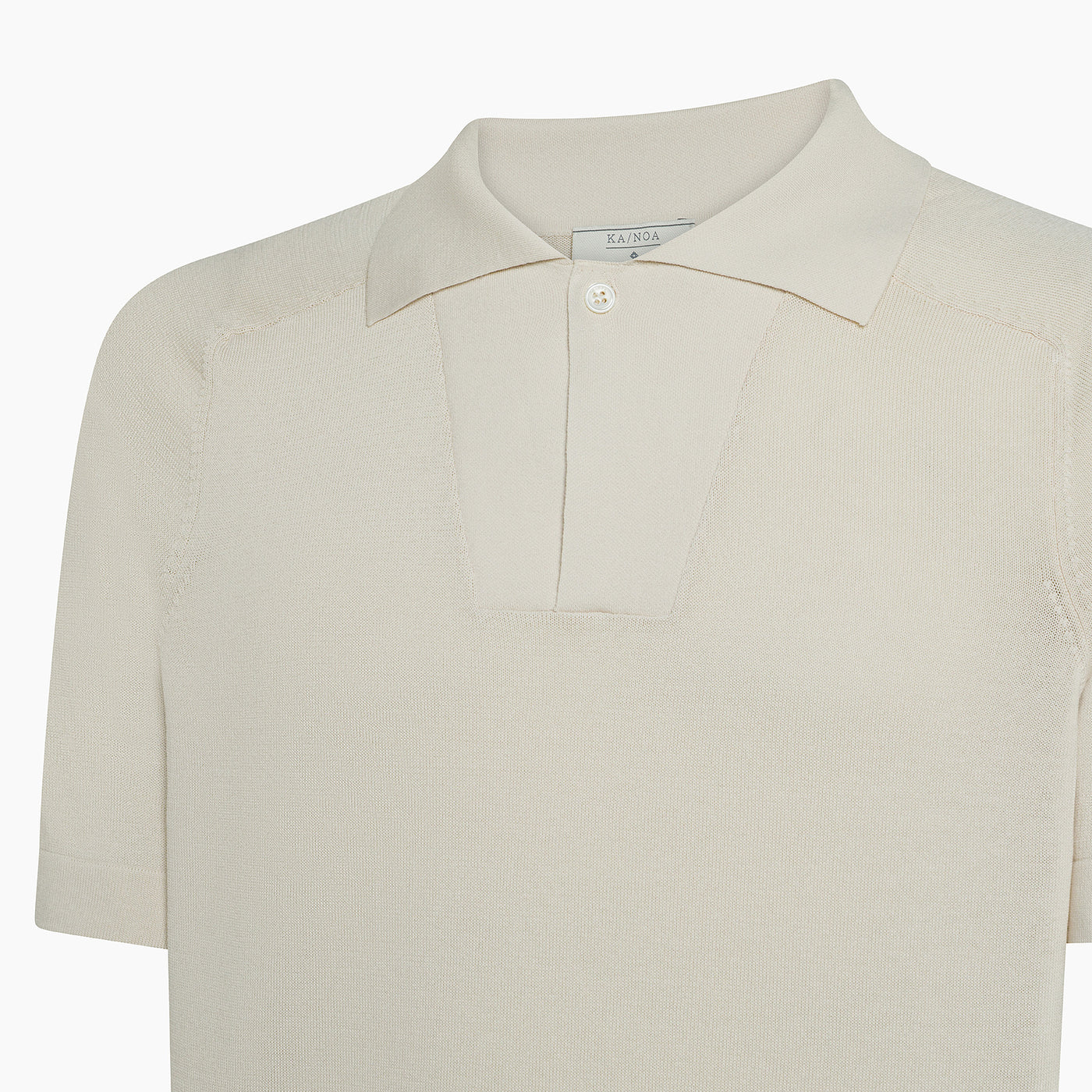 Rob elegant knitted short sleeve polo