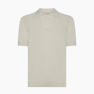 Rob elegant knitted short sleeve polo