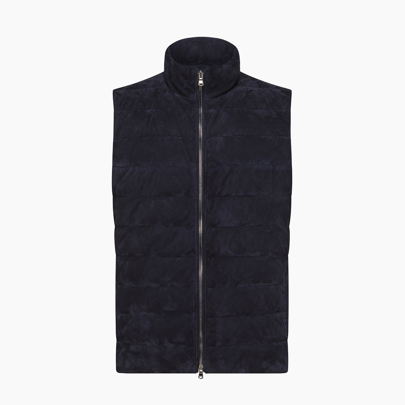 Sow Suede leather down padded vest