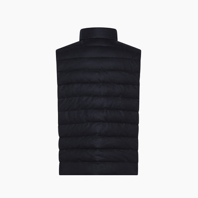 Sow vest in water repellent Wool Flannel