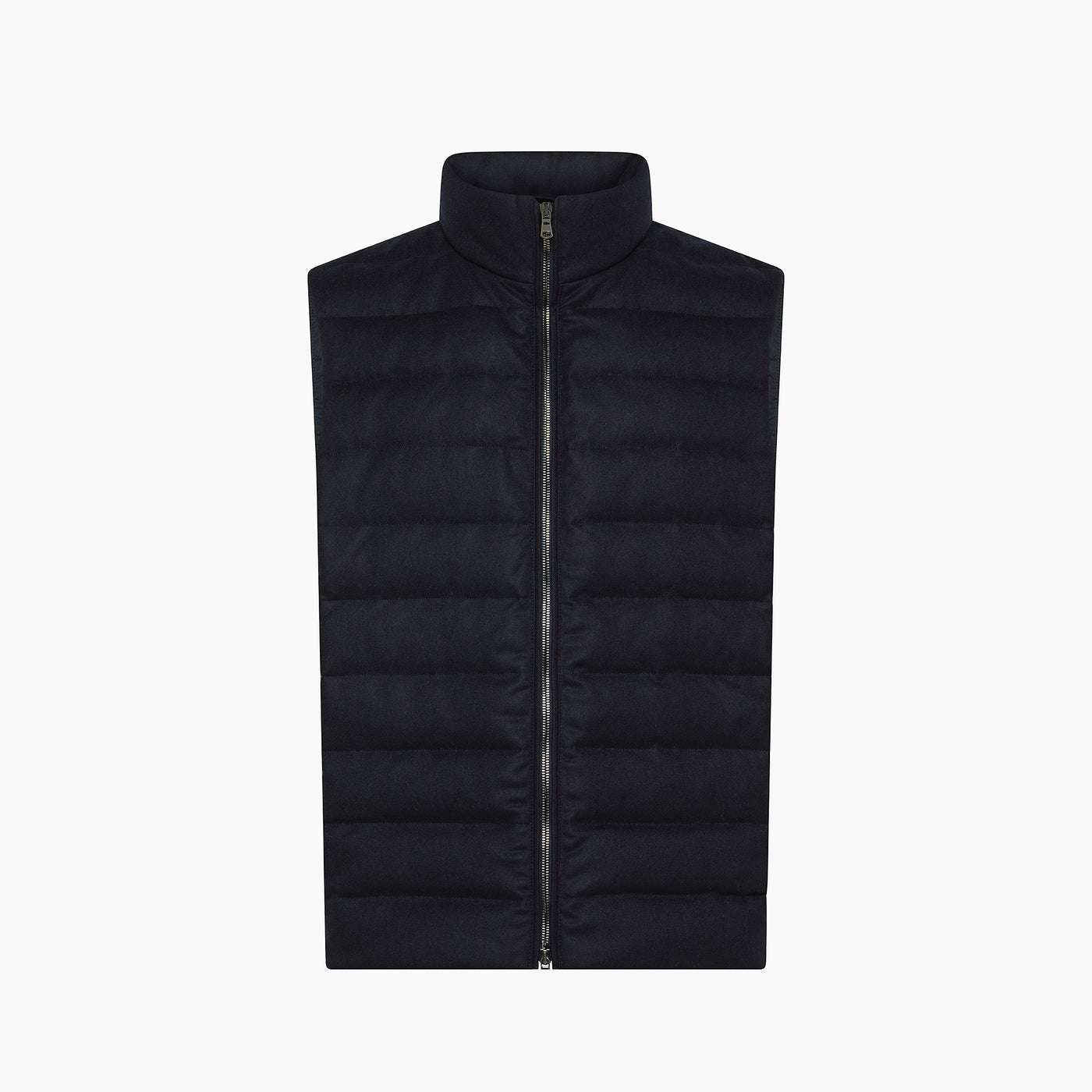 Sow vest in water repellent Wool Flannel