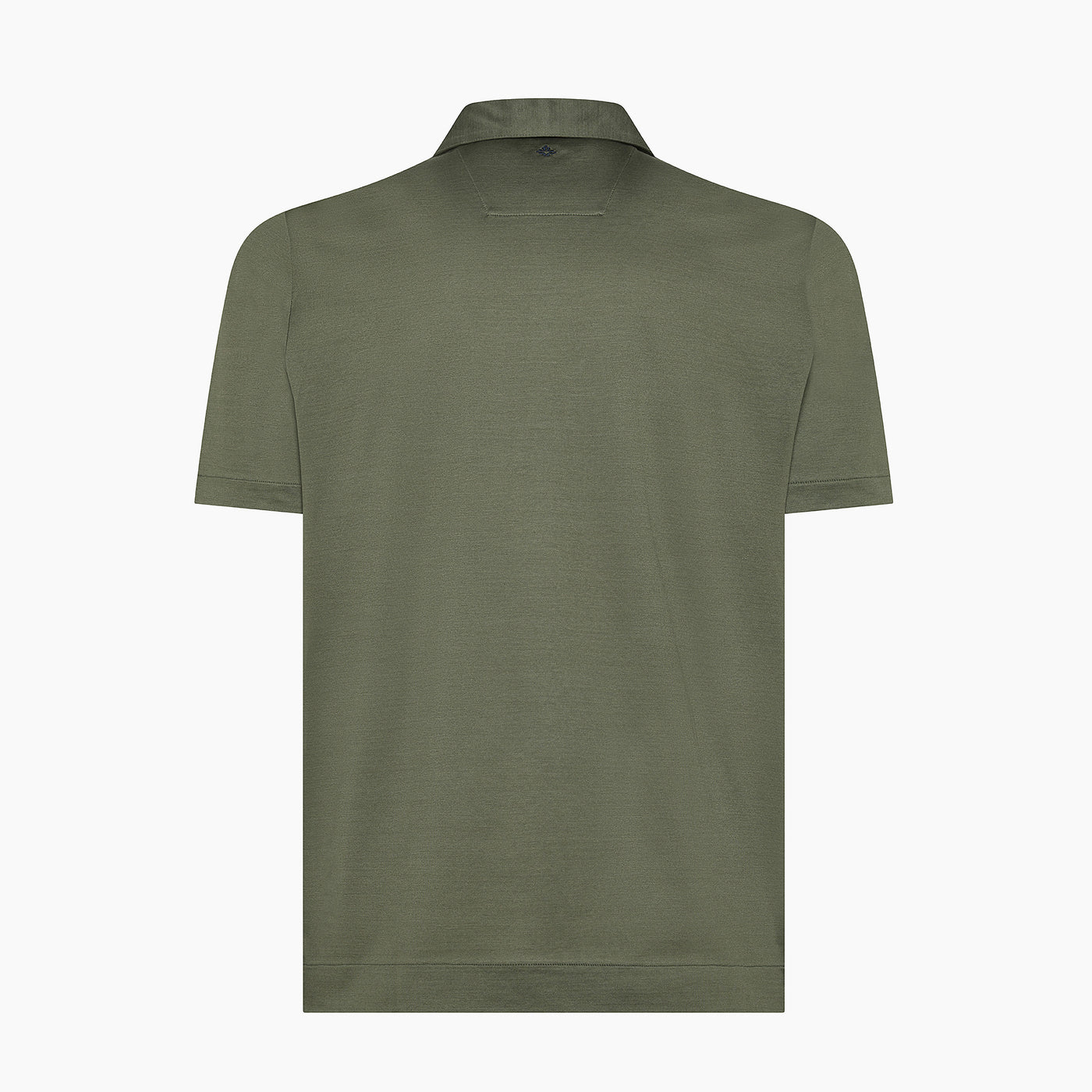 Comfy Green short-sleeved polo shirt, featuring a classic collar and a sleek, minimalist design. Ideal for casual or semi-formal occasions.
