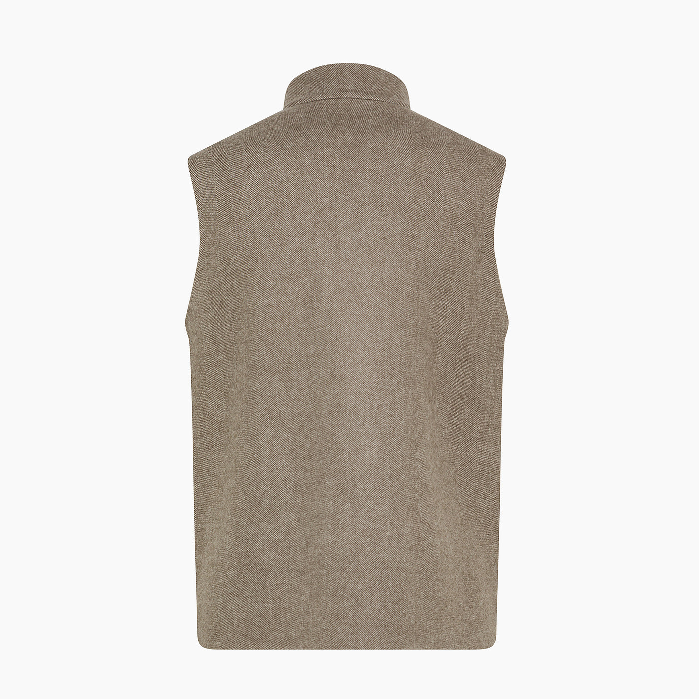 Tyler double vest in herringbone Magnifico wool