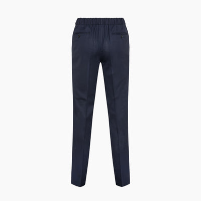 Vince easy pants with drawstring in Defender Lux Hopsack Wool