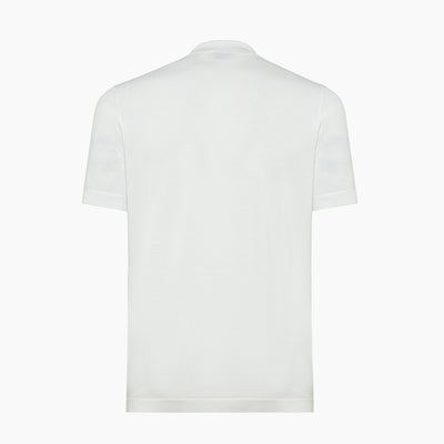 Yvan short-sleeved polo in compact cotton