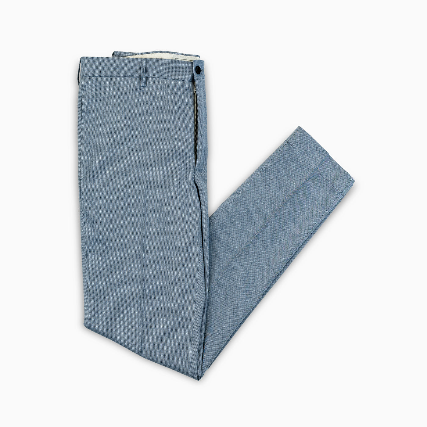 Arbaud chino pants in soft panama cotton (sky blue)