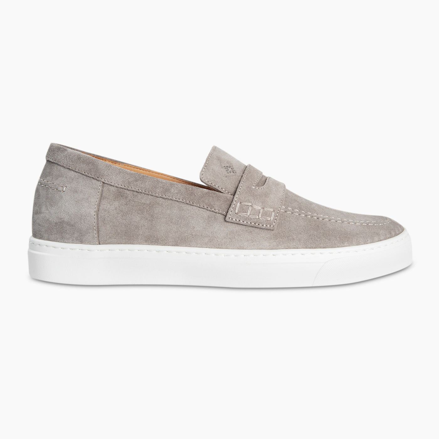 AND casual moccasins in suede and rubber sole