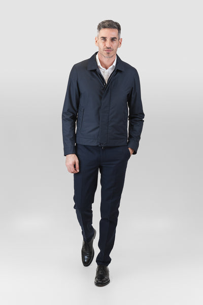 Brisse Travel Jacket Techno Wool Lam and Cashmere (dark blue)