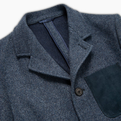Bard double felted wool and cashmere blazer