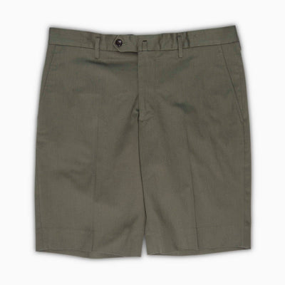 Bazile bermuda shorts in stretch gabardine cotton (forest green)