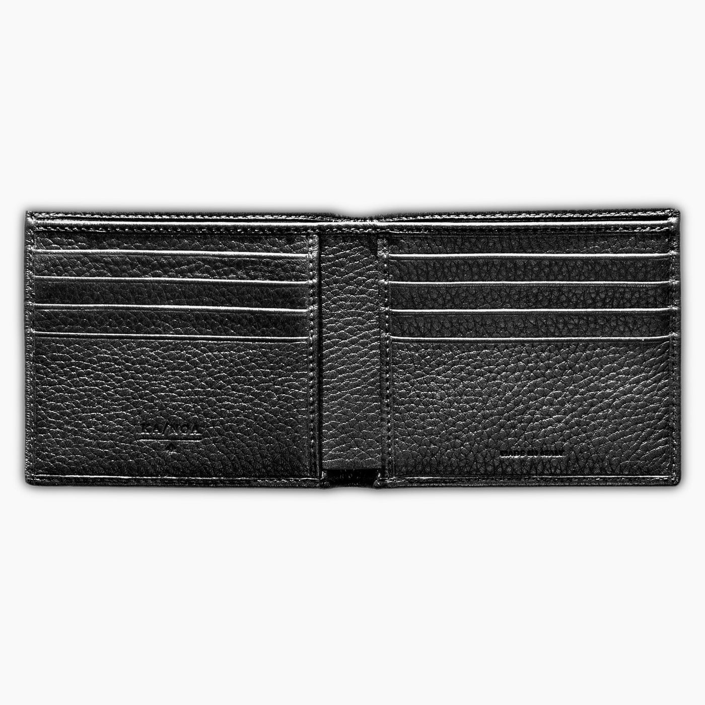Benjamin 100% Deerskin Leather horizontal wallet (black)