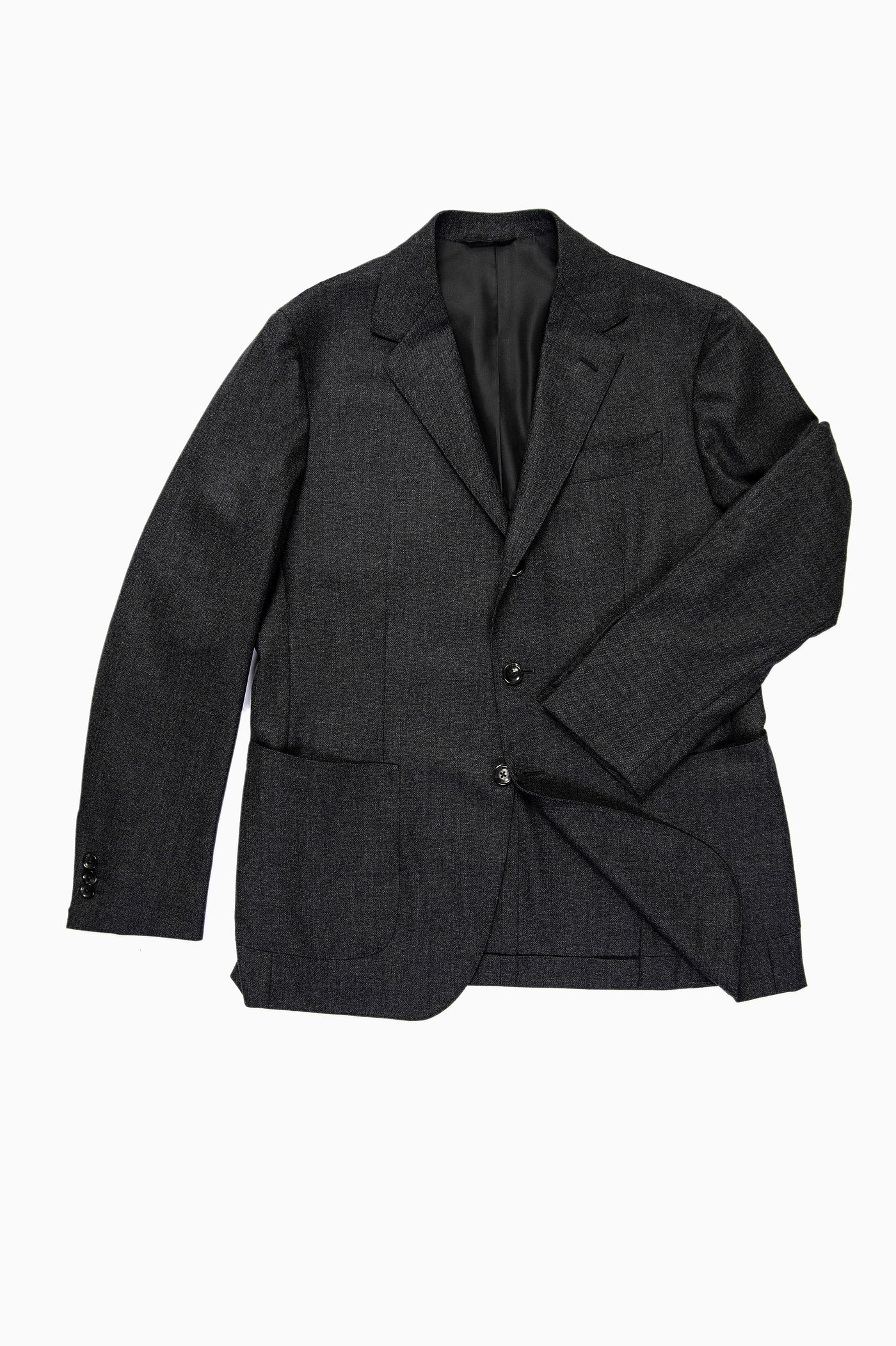 Suit Blazer and Pant in classic wool (dark grey melange)