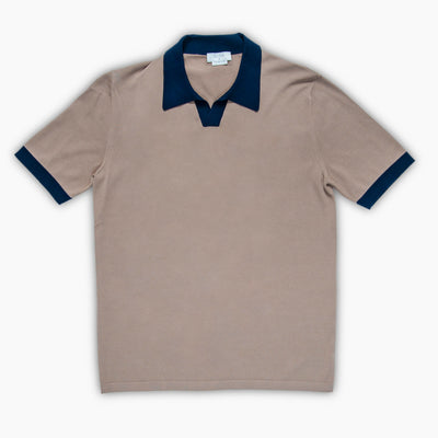 Borromé short-sleeved knitted t-shirt in Egyptian Cotton
