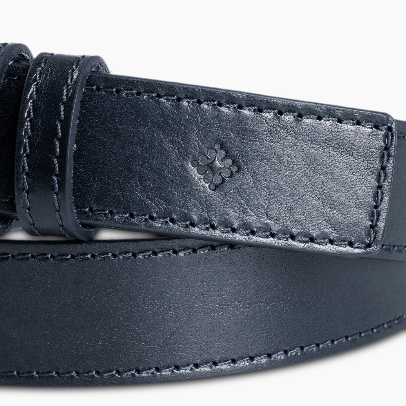 Brado tumbled leather belt