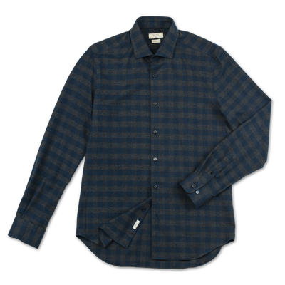 Clamenc Soft Polar Flannel Shirt (check dark grey)
