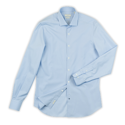 Clamenc shirt cotton popeline (sky blue)