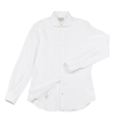 Clodoveu Golden Linen Shirt (white)