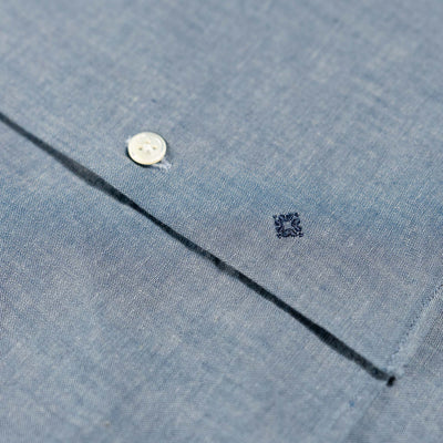 Conrad cotton shirt indigo chambray