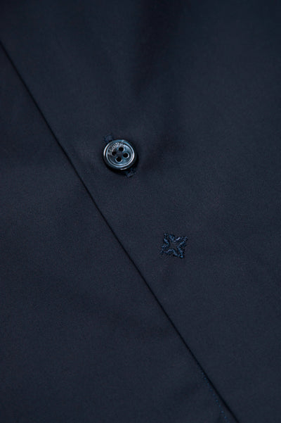 Clamenc shirt cotton popeline (dark blue)