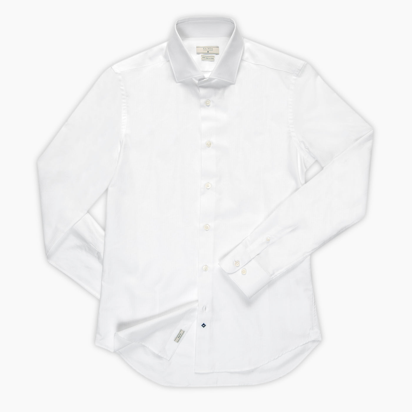 Clamenc shirt in Elegant Herringbone Cotton