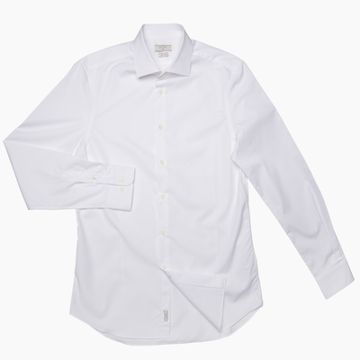 Clamenc All day long-sleeved shirt in Journey (ice white)