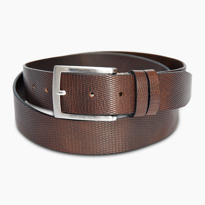Conde Vintage Leather Belt (testa di moro)