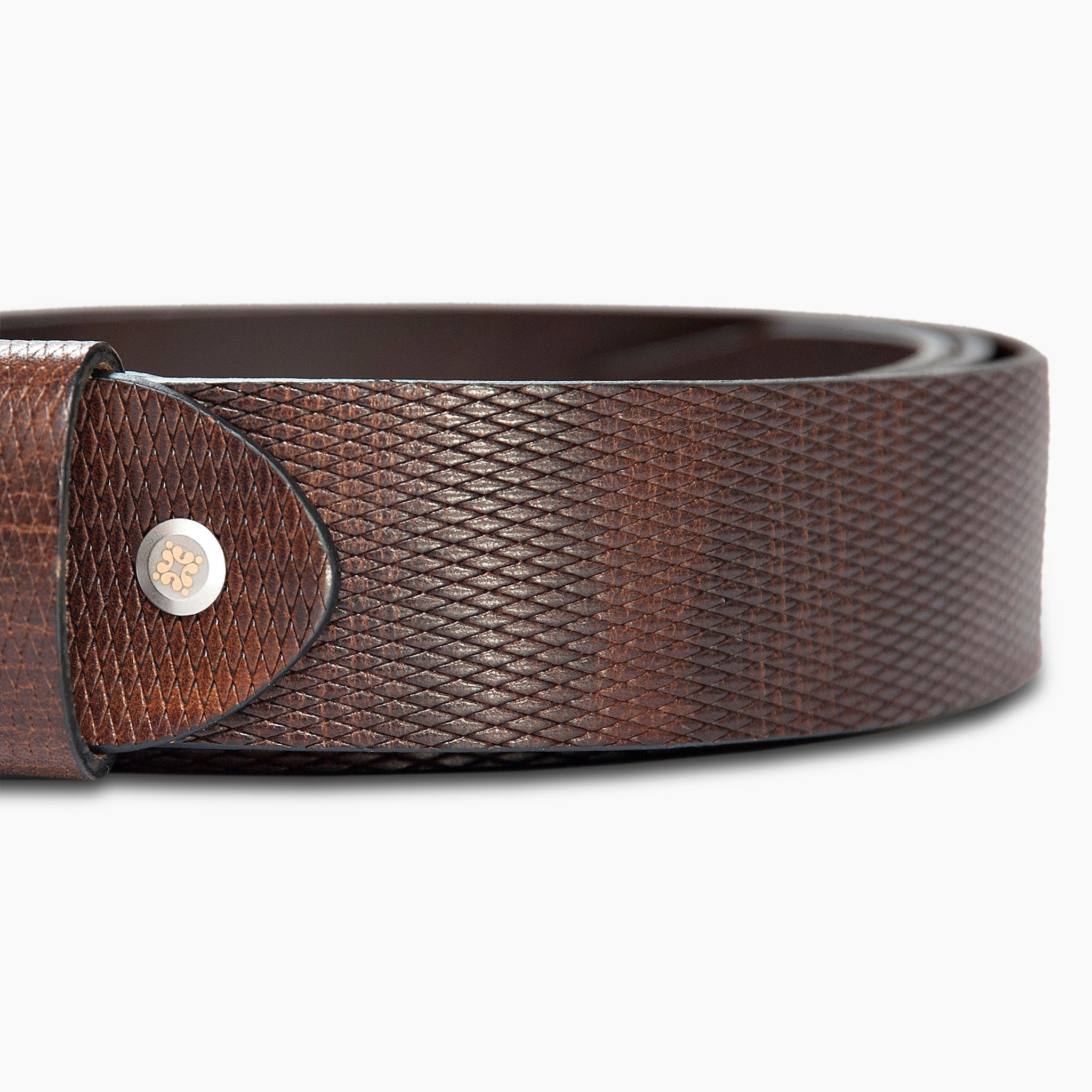 Conde Vintage Leather Belt (Testa Di Moro) KA/NOA Menswear