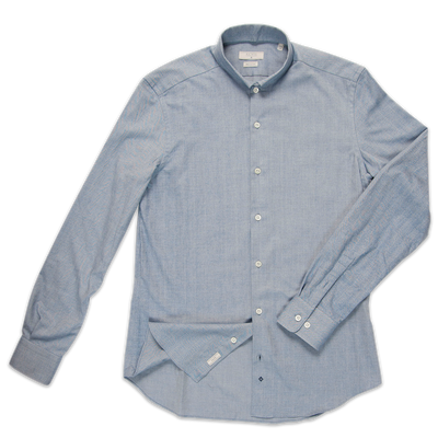 Conrad shirt Soft Herringbone (sky blue)