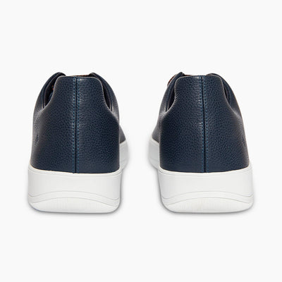 Dermot full-grain calfskin leather sneaker (dark blue)