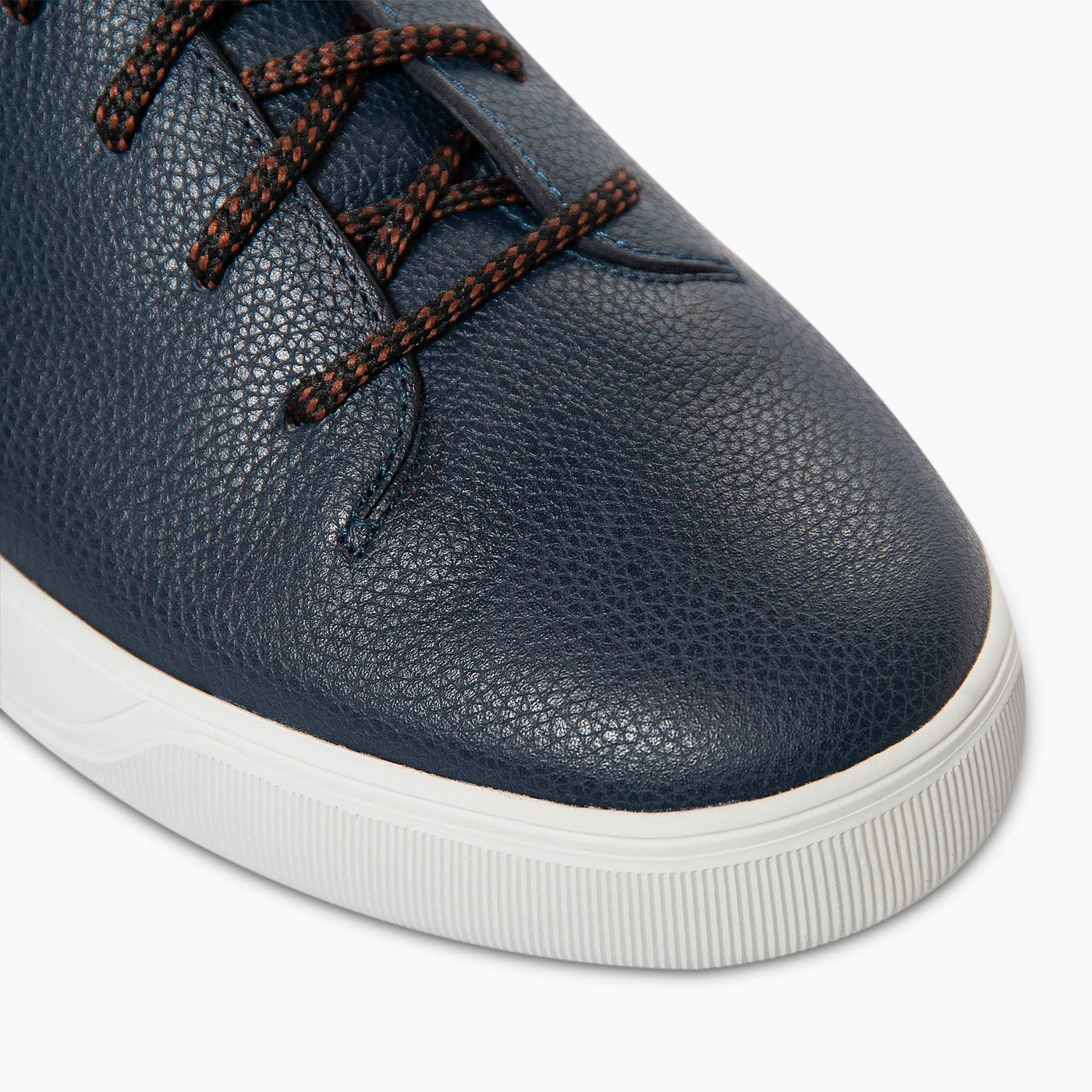 Dermot full-grain calfskin leather sneaker (dark blue)