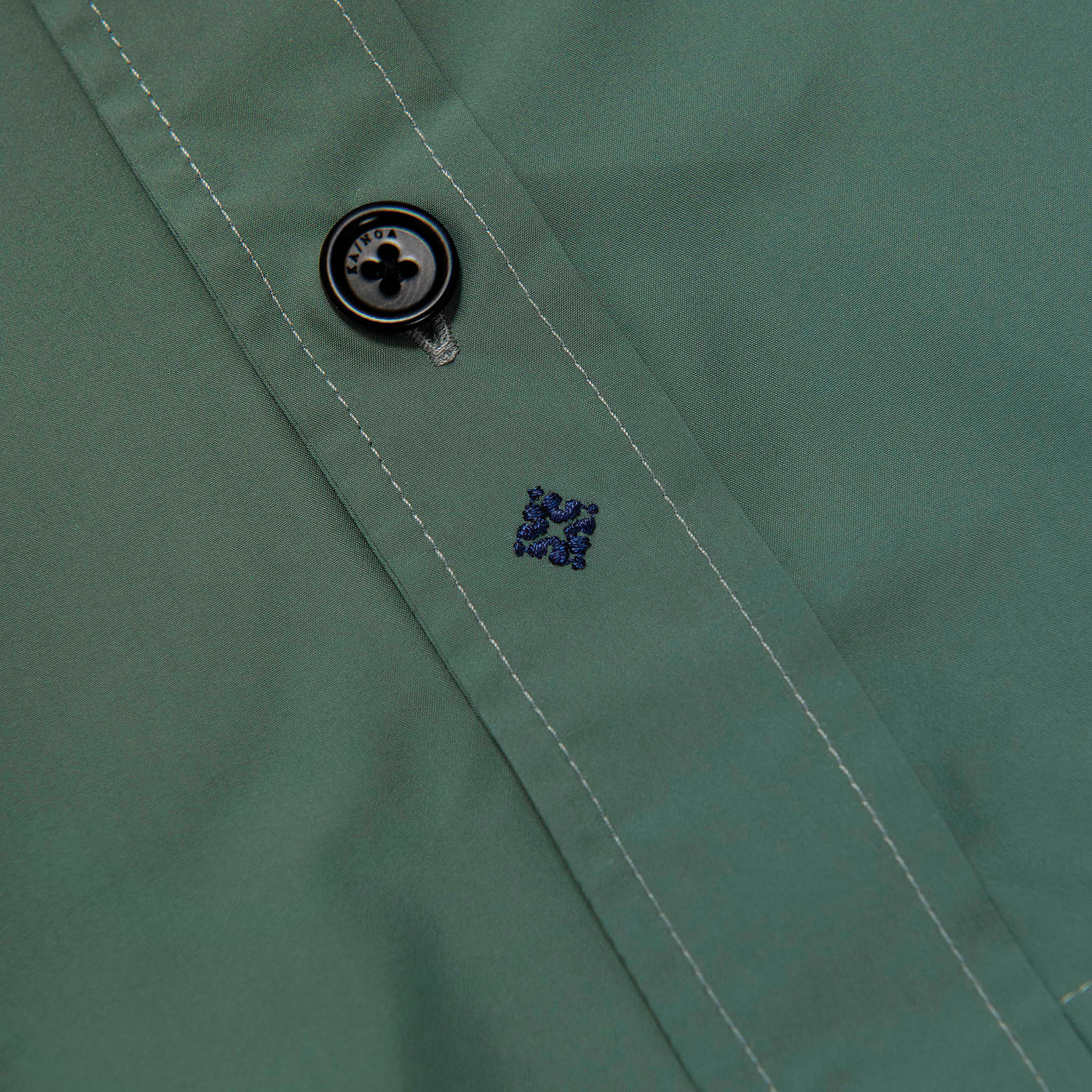 Donato outer jacket / shirt in recycled polyester (valley green)