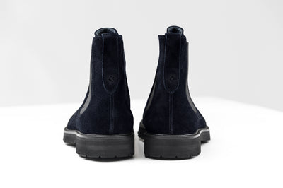 Emile Chelsea Suede with Rubber black sole (dark blue)
