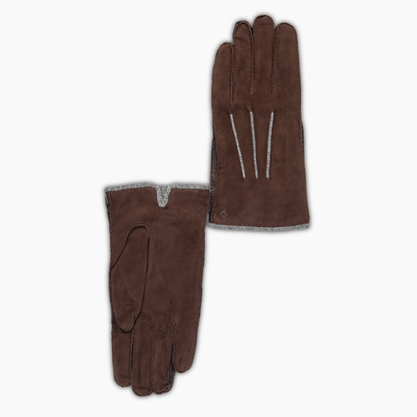 Eloy Suede Gloves with Nappa details and cashmere interior