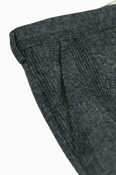 Flavien Chino Pants Wool Flannel (Prince of Wales)