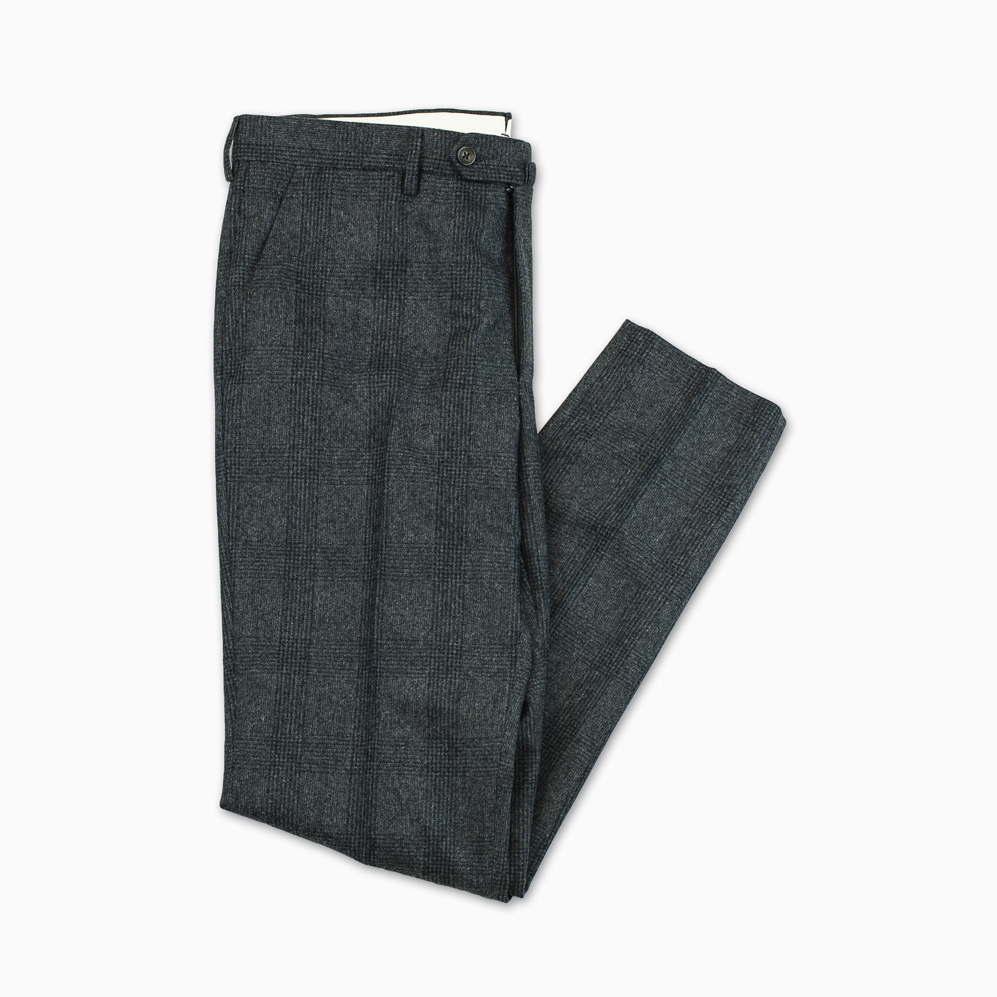 Flavien Chino Pants Wool Flannel (Prince of Wales)