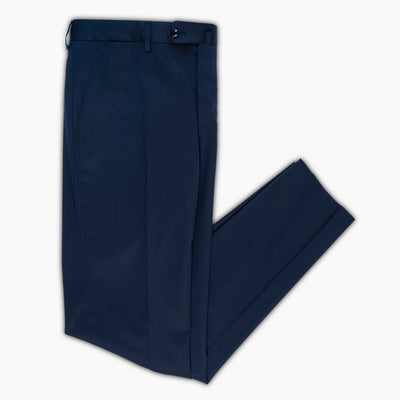 Flavien Performance Dark Blue wool polyester pants for men