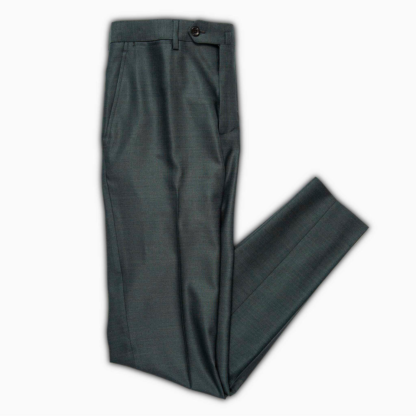 Flavien active chino pants in wool and silk (valley green)