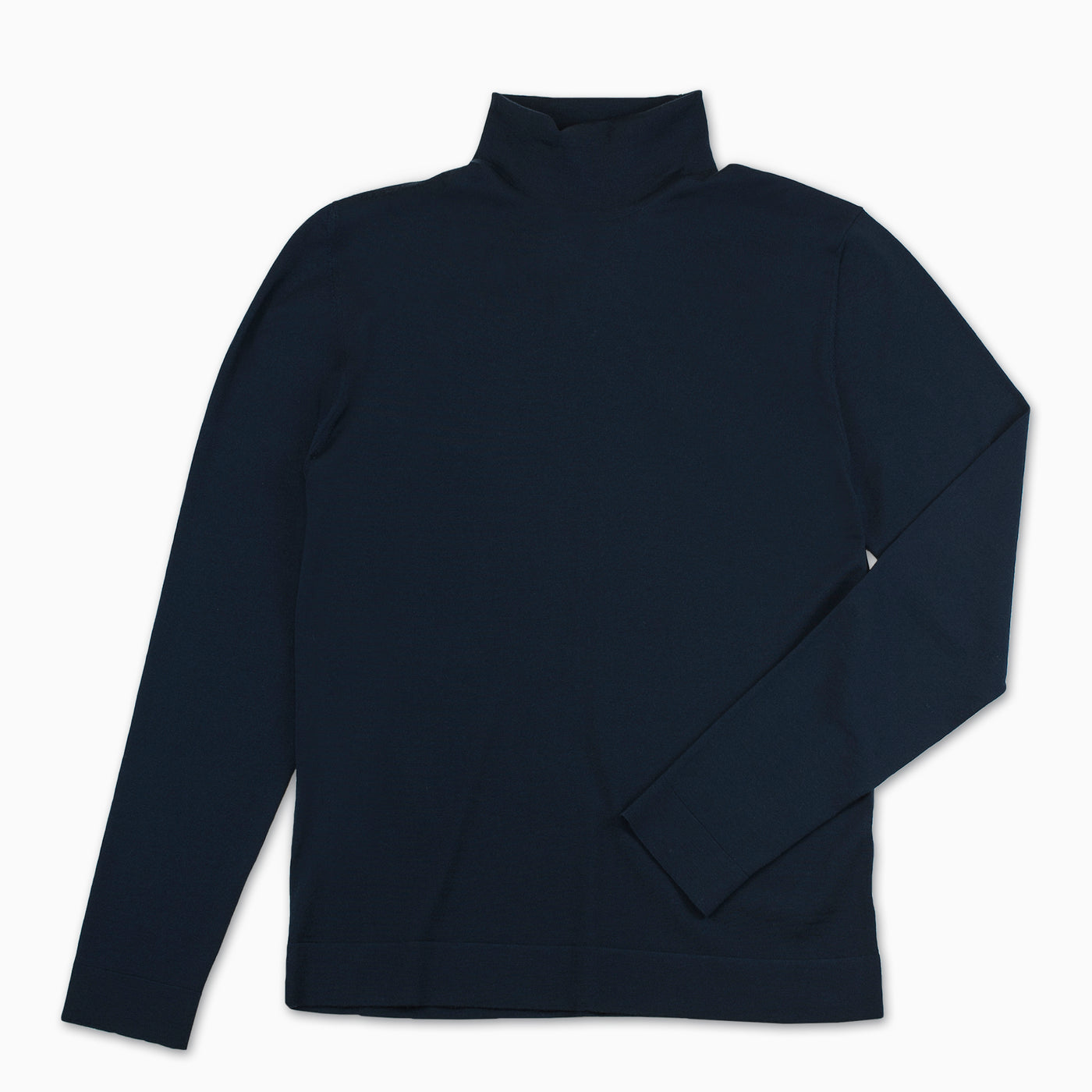 Gilles cycling collar jumper Superfine Wool Merino (Dark Blue)