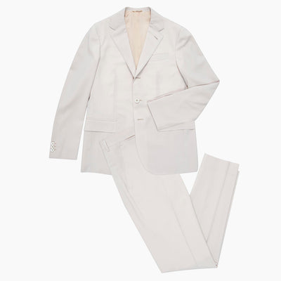 Suit Gaston Blazer and Flavien Pant in contemporary wool  (crema)