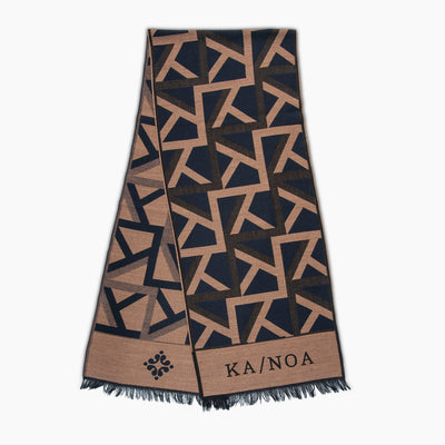 Gurval All Over logo Scarf 100% Wool