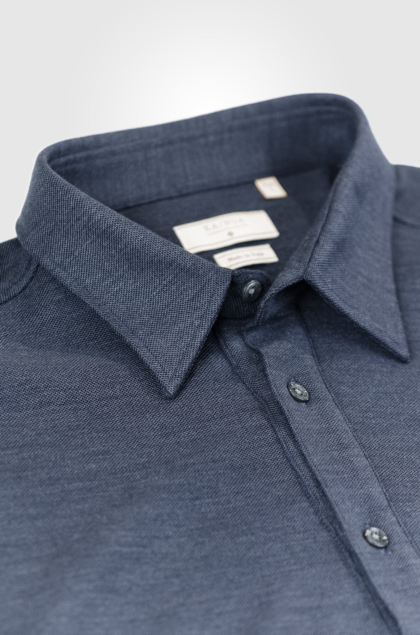 Jean Polo Shirt Silk and Cotton (dark blue)