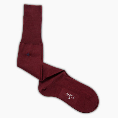 Jerome Wool/Nylon Socks (burgundy)