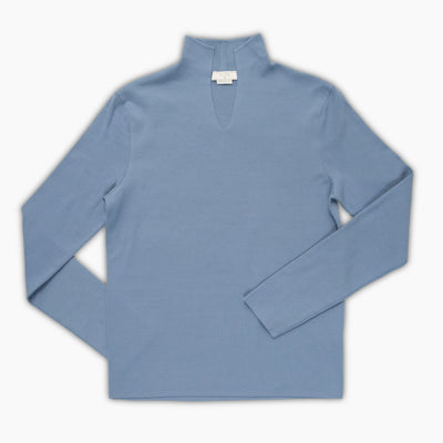 Joel long sleeved jumper with buttonless opening