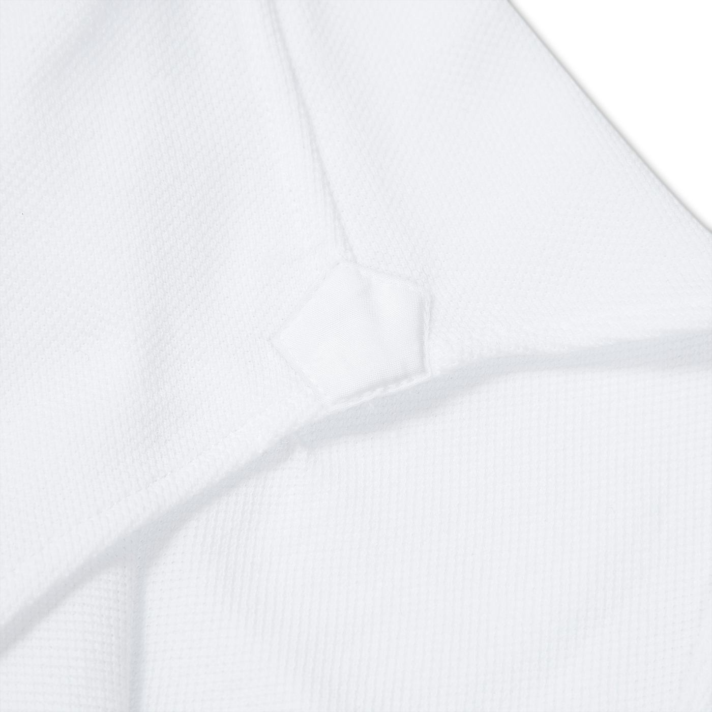Jonas shirt in 100% yarn-dyed double piquet cotton (white)