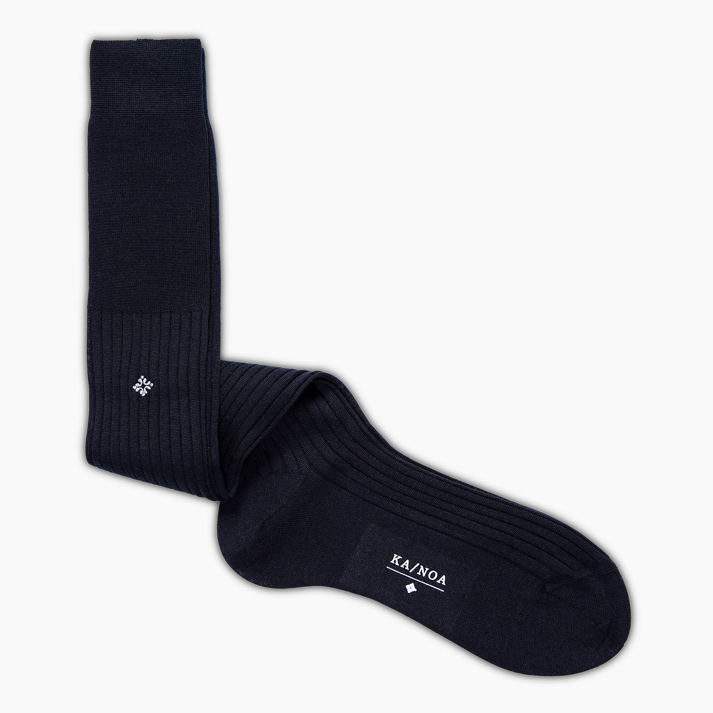 Joris Cashmere and Silk Socks (dark blue)