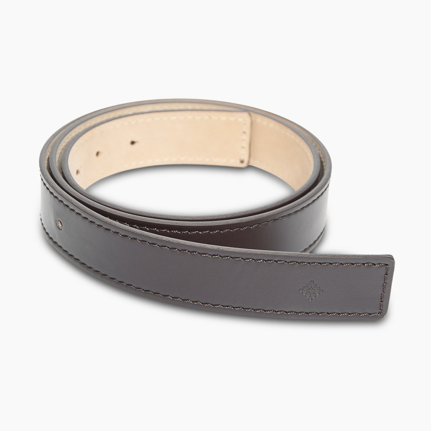 K Logo belt buckle and strap (cuoio fiorentino) *